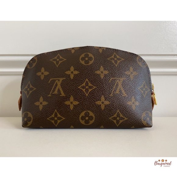 Authentic Louis Vuitton Brown Monogram Coated Canvas Cosmetic Pouch M47515 - Picture 3 of 13
